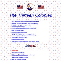 The Thirteen Colonies