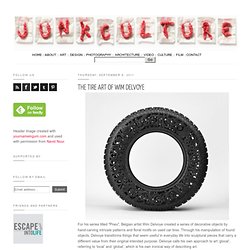 The Tire Art of Wim Delvoye - StumbleUpon