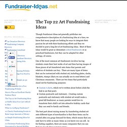 The Top 22 Art Fundraising Ideas