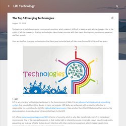 The Top 5 Emerging Technologies