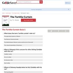 The Tortilla Curtain Quizzes