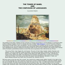 The Tower of Babel Affair