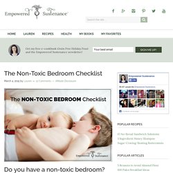 The Non-Toxic Bedroom Checklist
