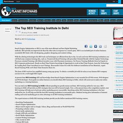 The Top SEO Training Institute in Delhi