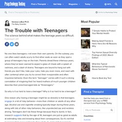 The Trouble with Teenagers