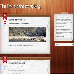 The Troubleshooter's Blog