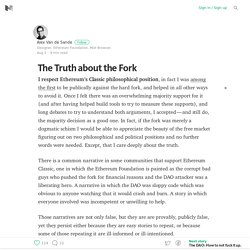 The Truth about the Fork