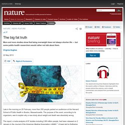 The big fat truth : Nature News & Comment