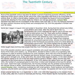 The Twentieth Century - The UK