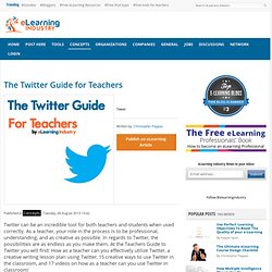 The Twitter Guide for Teachers