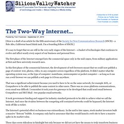 The Two-Way Internet...