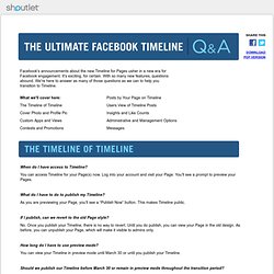 The Ultimate Facebook Timeline Q&A
