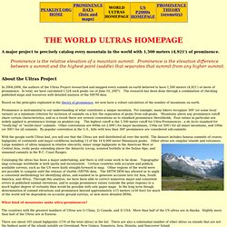 The Ultra-Prominences Page