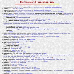 The Uncensored French Language