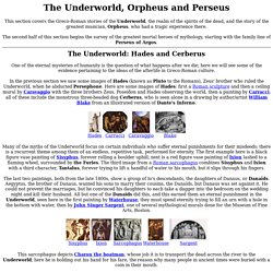 The Underworld, Orpheus and Perseus