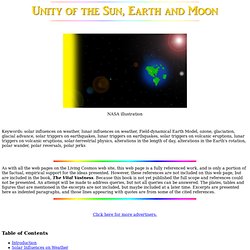 The Unity of the Sun, Earth and Moon