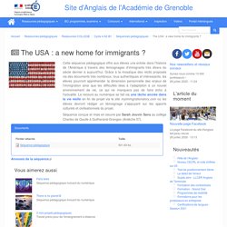 The USA : a new home for immigrants ?