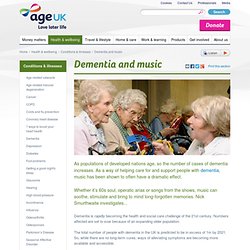 The use of music in dementia care