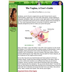 The Vagina, A User's Guide