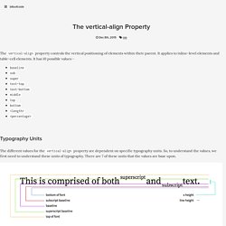 The vertical-align Property