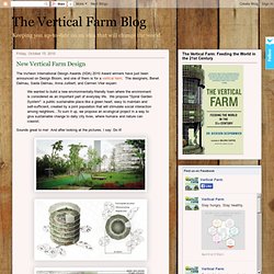 The Vertical Farm Blog: New Vertical Farm Design