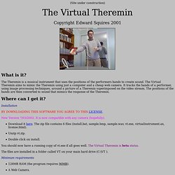 The Virtual Theremin