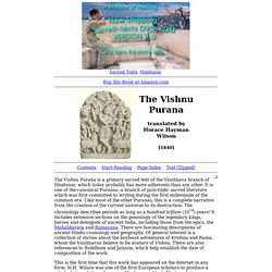 The Vishnu Purana Index