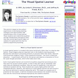 The Visual Spatial Learner