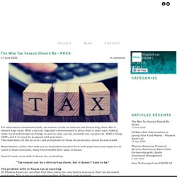 The Way Tax Season Should Be - PHXA