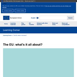 The EU: what's it all about?