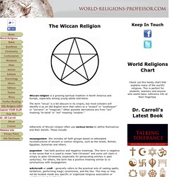 The Wiccan Religion