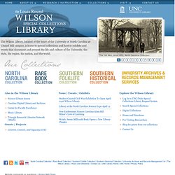 Southern Historical Collection - UNC
