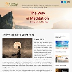 The Wisdom of a Silent Mind