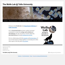 The Wolfe Lab @ Tufts University