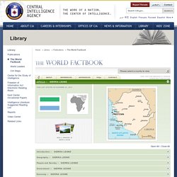 Sierra Leone World Factbook