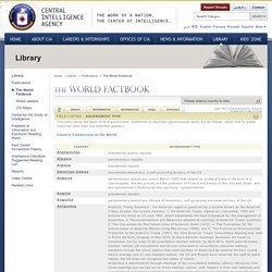 The World Factbook_Government Terms