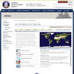 CIA, The World Factbook : Informations générales sur les pays