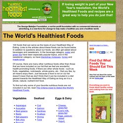 The Worlds Healthiest Foods