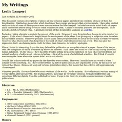 The Writings of Leslie Lamport/timeclocks
