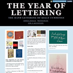 The year of Lettering