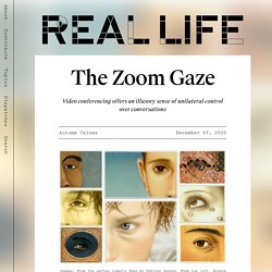 The Zoom Gaze