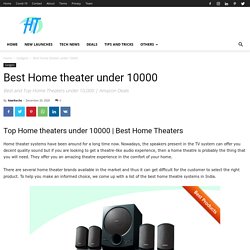 Best Home theater under 10000