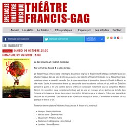 Lili Kabarett au Théâtre Francis Gag à Nice