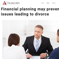Financial planning may prevent issues leading to divorce