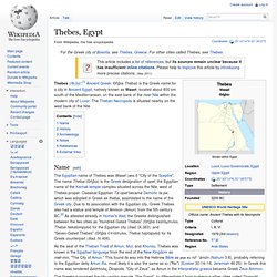 Thebes, Egypt