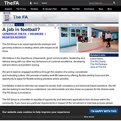Jobs at The FA