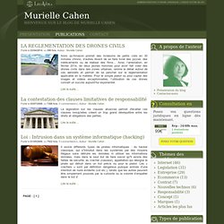 Murielle Cahen : Thèmatique Responsabilité