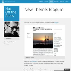 New Theme: Blogum