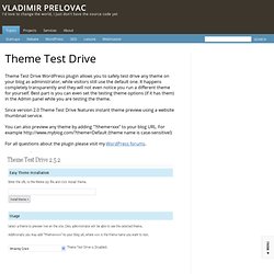 Theme Test Drive