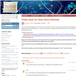 Vista look on Non-Aero themes